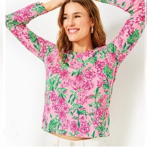 Lilly Pulitzer Conch Shell Pink Salima Sweater